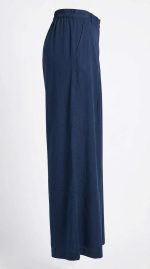 Pantalon Fluide Large Bleu Marine - Confort & Élégance | Orkidia Fashion – Image 3