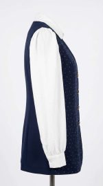 Ensemble Élégant Marine Harmonie – Gilet et Chemise – Image 3
