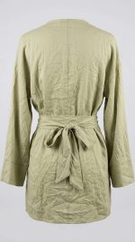 Ensemble Kimono Amandine en Lin Vert Amande – Image 2
