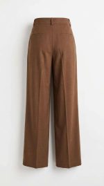 Élégance Décontractée : Pantalon Évasé Marron – Image 2
