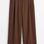 Élégance Décontractée : Pantalon Évasé Marron