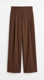 Élégance Décontractée : Pantalon Évasé Marron