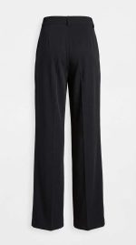 Pantalon Noir Coupe Palazzo Intemporel – Image 2