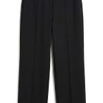 Pantalon Noir Coupe Palazzo Intemporel