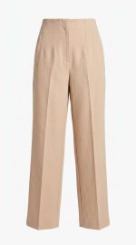 Pantalon Tailleur Beige Intemporel
