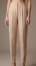 Pantalon Tailleur Beige Intemporel – Image 5