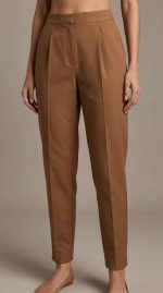 Élégance Châtaigne : Pantalon Droit Sophistiqué – Image 5