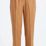 Élégance Intemporelle : Pantalon Droit Camel