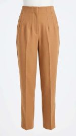 Élégance Intemporelle : Pantalon Droit Camel