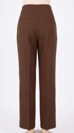 Pantalon Droit Marron Chocolat – Élégance Intemporelle – Image 2