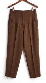 Pantalon Droit Marron Chocolat – Élégance Intemporelle