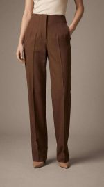 Pantalon Droit Marron Chocolat – Élégance Intemporelle – Image 5