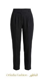 Élégance Intemporelle : Pantalon Noir Taille Haute