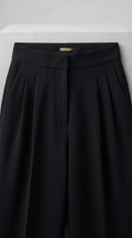 Élégance Intemporelle : Pantalon Tailleur Noir – Image 3