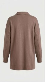 Pull Oversize Élégant en Maille Douce - Camel – Image 2