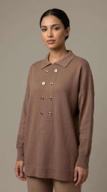 Pull Oversize Élégant en Maille Douce - Camel – Image 4