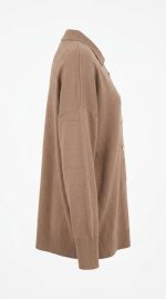 Pull Oversize Élégant en Maille Douce - Camel – Image 3