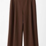Pantalon Évasé Élégance Dorée
