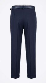 Pantalon Bazza Bleu Marine : Élégance Intemporelle – Image 2