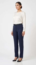 Pantalon Bazza Bleu Marine : Élégance Intemporelle – Image 7