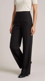 Élégance Intemporelle : Pantalon Noir Coupe Droite – Image 6
