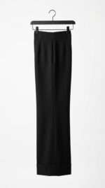 Élégance Intemporelle : Pantalon Noir Coupe Droite – Image 3