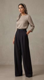 Pantalon Noir Élégance Intemporelle – Image 7
