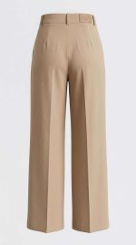 Pantalon Beige Évasé Élégance Intemporelle – Image 2