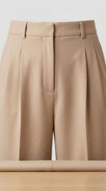 Pantalon Beige Évasé Élégance Intemporelle – Image 3