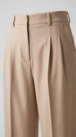 Pantalon Beige Évasé Élégance Intemporelle – Image 4