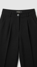 Élégance Intemporelle : Pantalon Noir Ceinture Iconique – Image 4