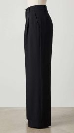 Élégance Intemporelle : Pantalon Noir Ceinture Iconique – Image 3