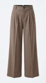 Élégance Riviera : Pantalon Tailleur Beige