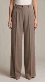 Élégance Riviera : Pantalon Tailleur Beige – Image 8