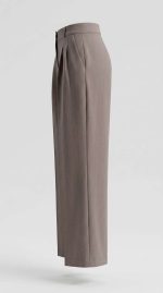 Élégance Riviera : Pantalon Tailleur Beige – Image 3