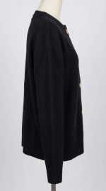 Élégance Noire Boutonnée – Image 3