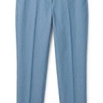 Élégance Marine : Pantalon Rayé Bleu Orkidia