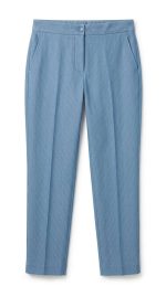 Élégance Marine : Pantalon Rayé Bleu Orkidia