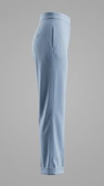 Élégance Marine : Pantalon Rayé Bleu Orkidia – Image 3