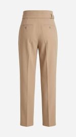 Pantalon Toile Beige Ajusté – Élégance Discrète – Image 2