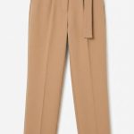 Pantalon Toile Beige Ajusté – Élégance Discrète