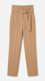 Pantalon Toile Beige Ajusté – Élégance Discrète