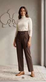 Pantalon Asymétrique Élégance Moderne – Image 4