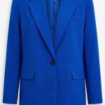 veste Bleu Roi Élégant - Veste de Costume Ajustée pour Femme