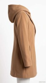 Manteau Camel Élégant à Capuche - Orkidia Fashion – Image 2