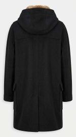 Manteau à Capuche en Laine Doublé Fourrure - Orkidia Fashion – Image 2
