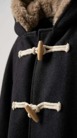 Manteau à Capuche en Laine Doublé Fourrure - Orkidia Fashion – Image 4