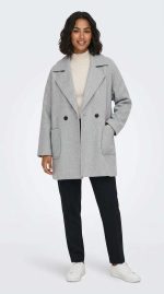 Manteau Oversize Gris en Laine pour Femme | Orkidia Fashion – Image 6