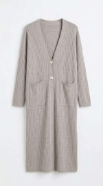 Élégance Texturée : Robe Tunique en Maille Douce