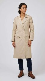 Trench Classique Beige Élégance Urbaine - Orkidia Fashion – Image 7